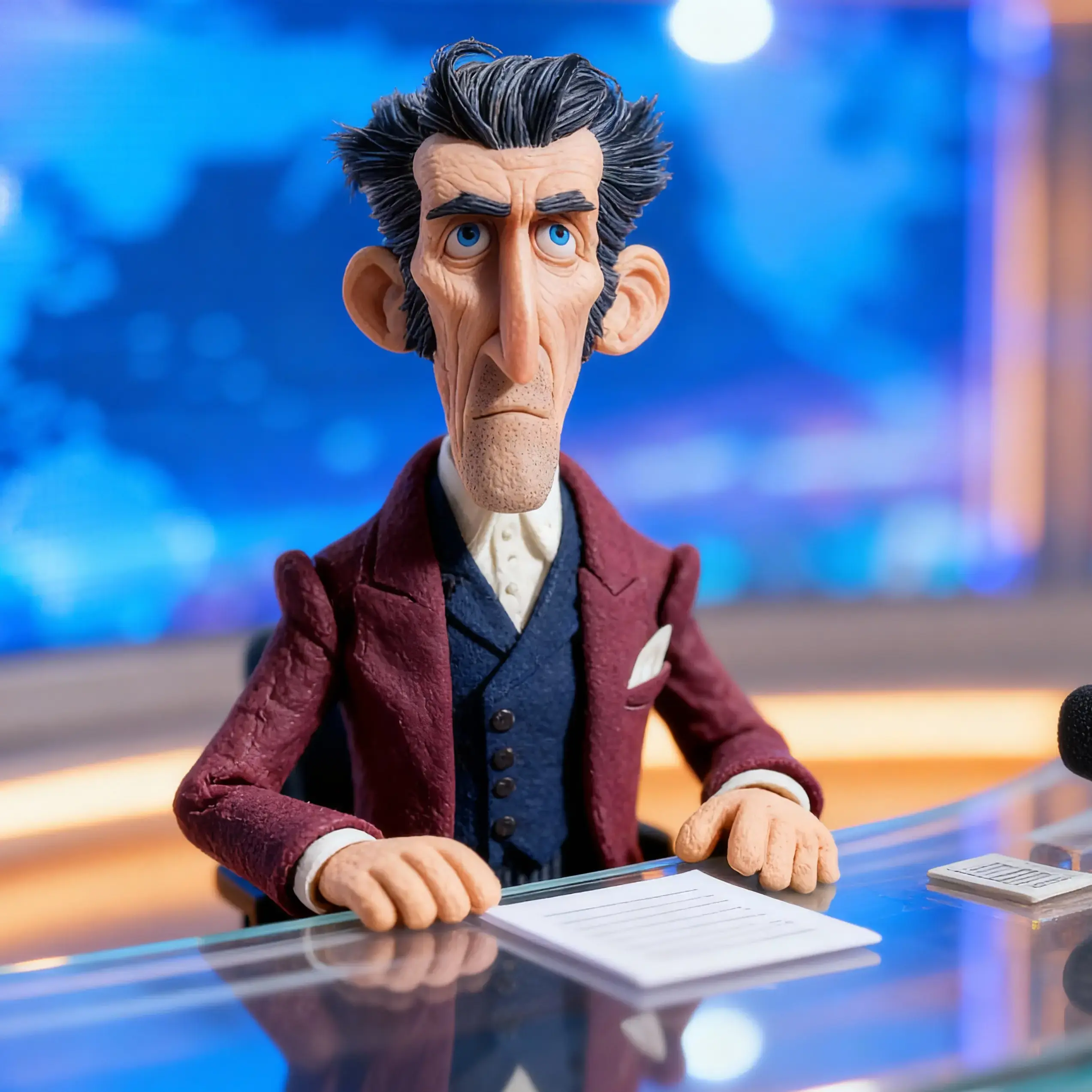 Cris Fairlight striking a dramatic pose on a glittering stage.