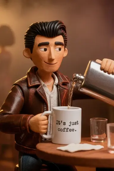 Dries Vincent during filming