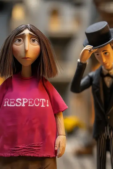 Whitney Francis behind the scenes