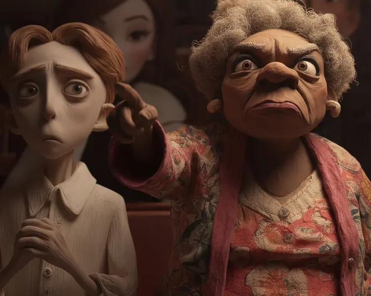 Loretta in a heated debate