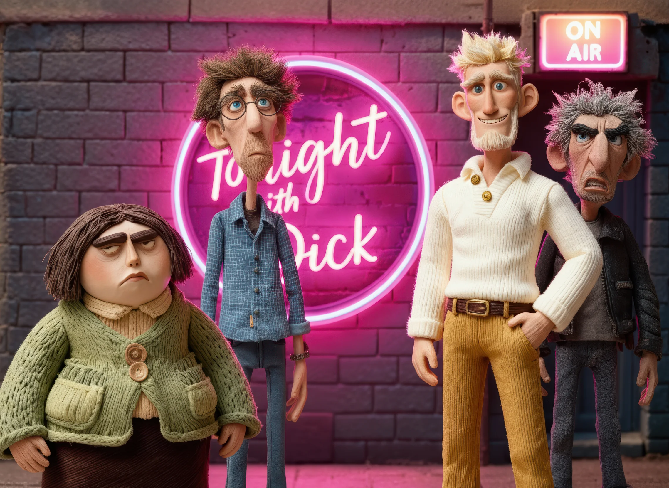 Studio Team: Marge Katz, Ezra Goldberg, Dick Devereux, and Chad Carrigan